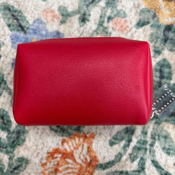 Dior Logo Red Makeup Bag Trousse Clutch Wallet - Picture 4 of 6